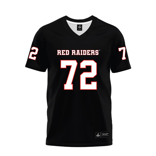 Texas Tech - NCAA Football : Sheridan Wilson - Black Premium Football Jersey-0