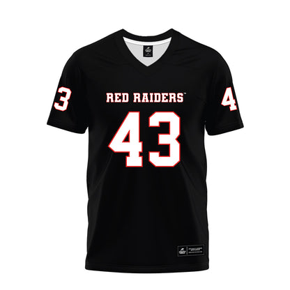 Texas Tech - NCAA Football : Chris Lemons - Black Premium Football Jersey-0