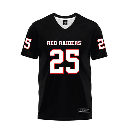 Texas Tech - NCAA Football : Chapman Lewis - Black Premium Football Jersey-0