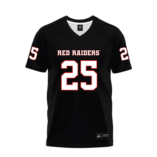 Texas Tech - NCAA Football : Chapman Lewis - Black Premium Football Jersey-0