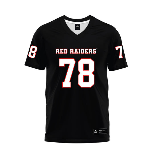Texas Tech - NCAA Football : Ellis Davis - Black Premium Football Jersey-0