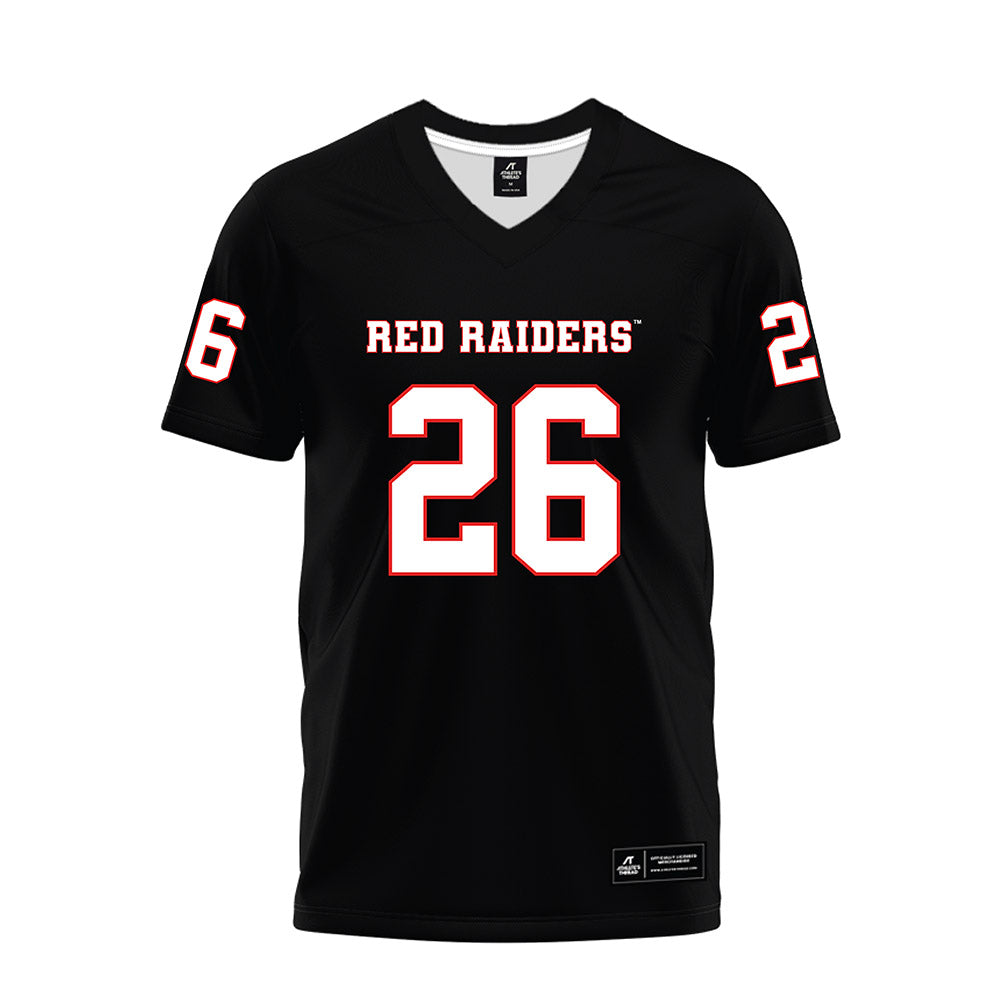 Texas Tech - NCAA Football : Sammy Morris - Black Premium Football Jersey-0