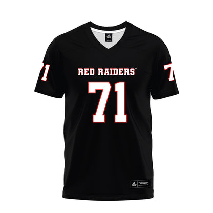 Texas Tech - NCAA Football : Vinny Sciury - Black Premium Football Jersey-0