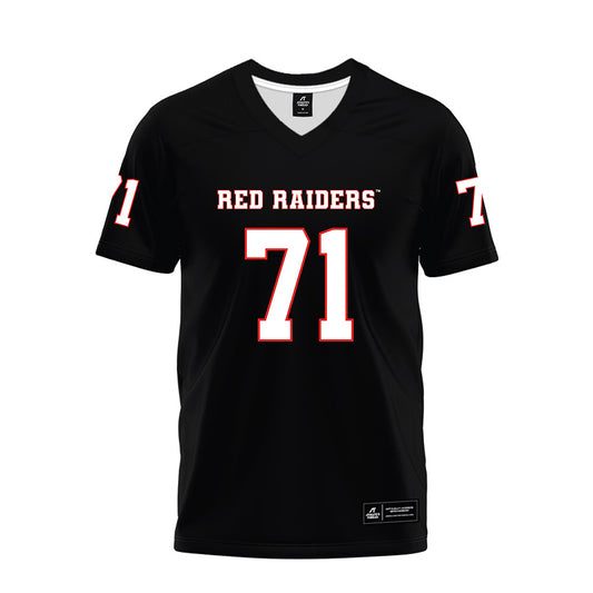 Texas Tech - NCAA Football : Vinny Sciury - Black Premium Football Jersey-0