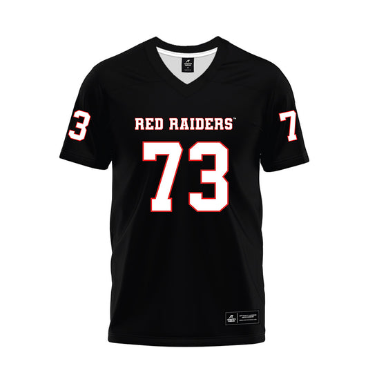 Texas Tech - NCAA Football : Danilo Guberinich - Black Premium Football Jersey-0