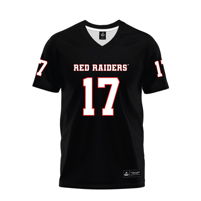 Texas Tech - NCAA Football : Peyton Morgan - Black Premium Football Jersey-0