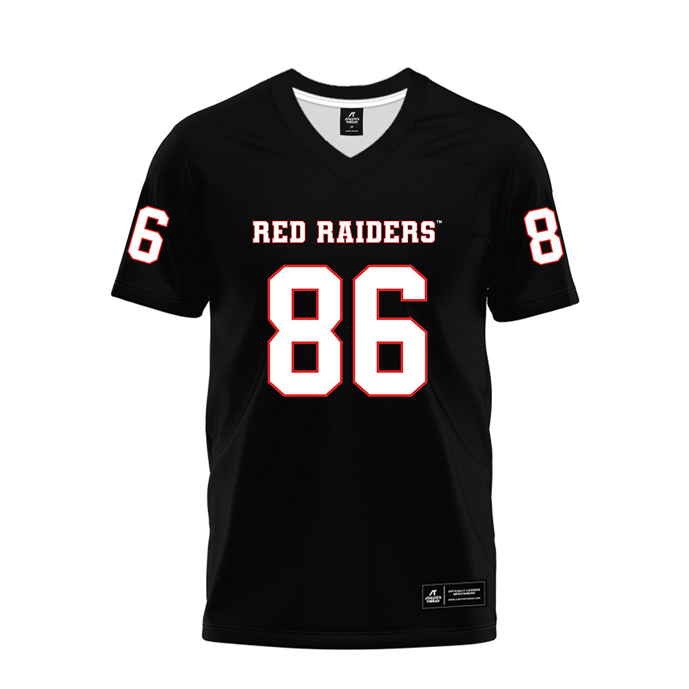 Texas Tech - NCAA Football : Sean Robinson - Black Premium Football Jersey-0