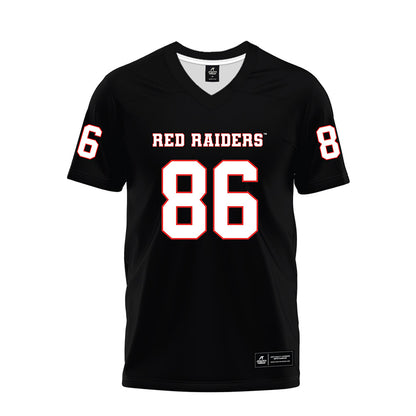 Texas Tech - NCAA Football : Sean Robinson - Black Premium Football Jersey-0