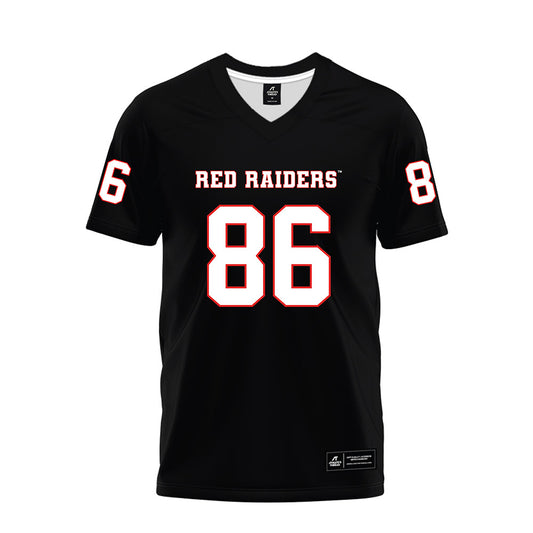 Texas Tech - NCAA Football : Sean Robinson - Black Premium Football Jersey-0