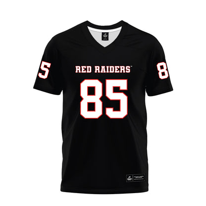Texas Tech - NCAA Football : Dylan Spencer - Black Premium Football Jersey-0