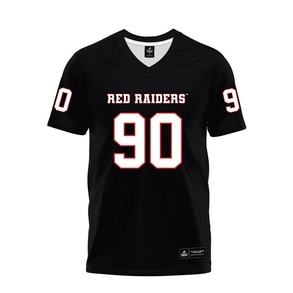Texas Tech - NCAA Football : Ansel Nedore - Black Premium Football Jersey-0