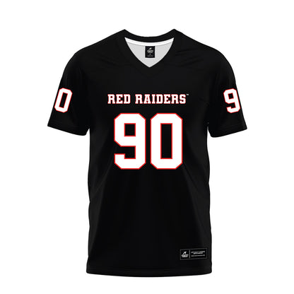 Texas Tech - NCAA Football : Ansel Nedore - Black Premium Football Jersey-0