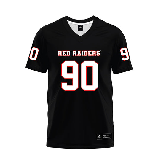 Texas Tech - NCAA Football : Ansel Nedore - Black Premium Football Jersey-0