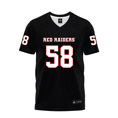 Texas Tech - NCAA Football : Tanner Allen - Black Premium Football Jersey-0