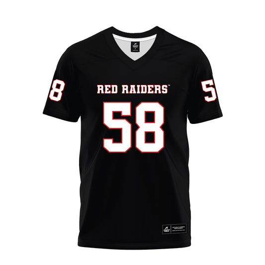 Texas Tech - NCAA Football : Tanner Allen - Black Premium Football Jersey-0