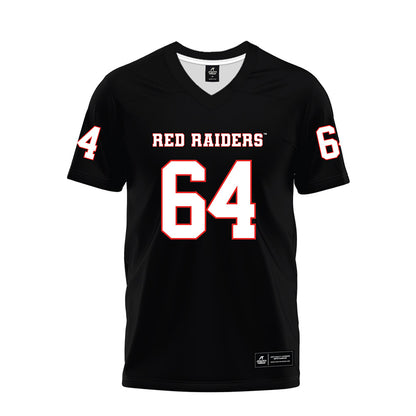 Texas Tech - NCAA Football : Jurrien Loftin - Black Premium Football Jersey-0