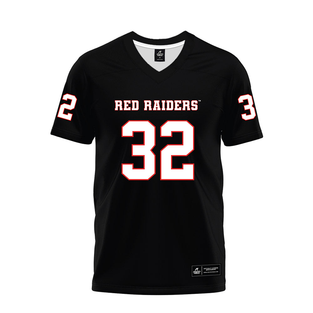 Texas Tech - NCAA Football : Cheta Ofili - Black Premium Football Jersey-0