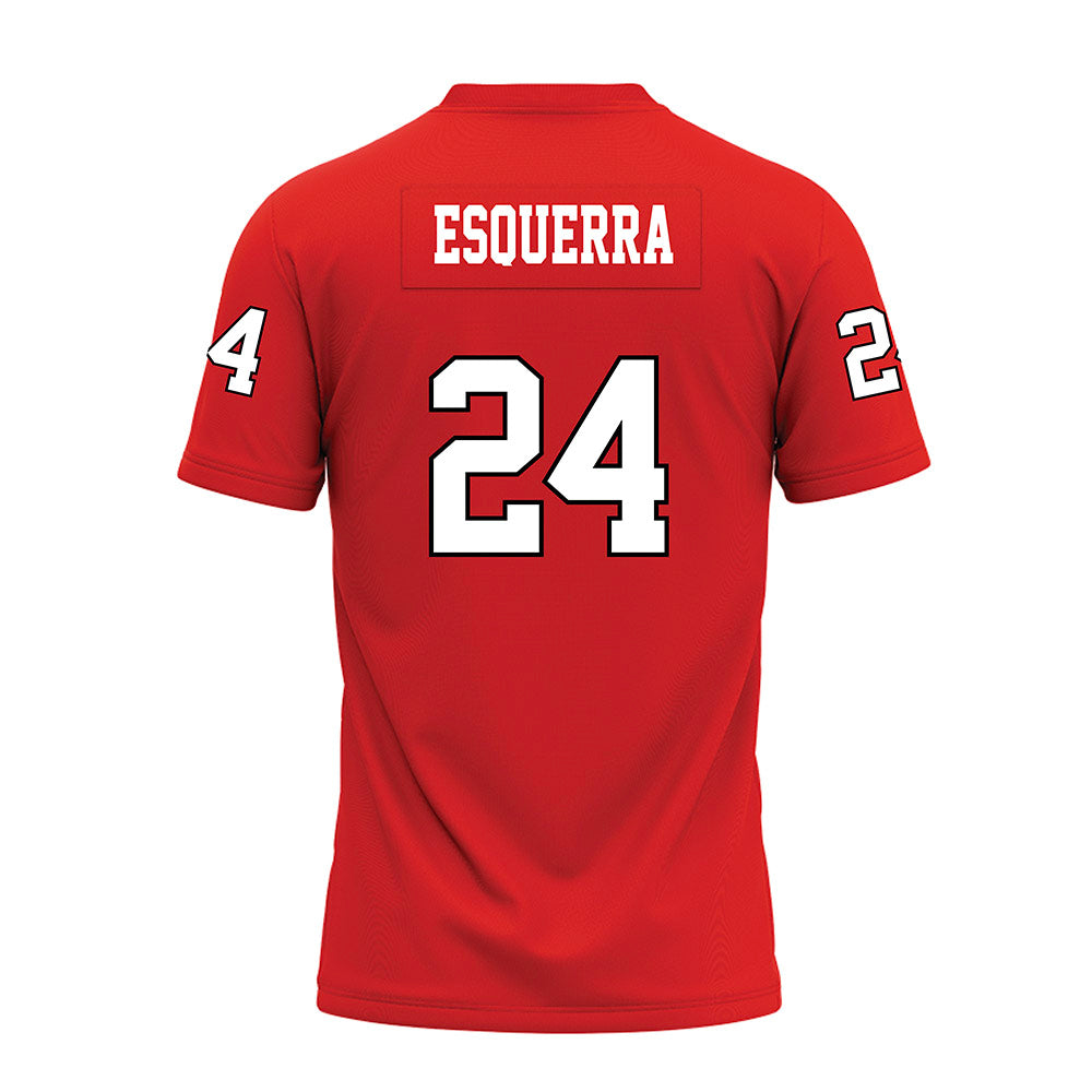 Texas Tech - NCAA Football : Malik Esquerra - Red Premium Football Jersey-1