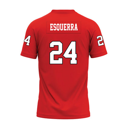 Texas Tech - NCAA Football : Malik Esquerra - Red Premium Football Jersey-1