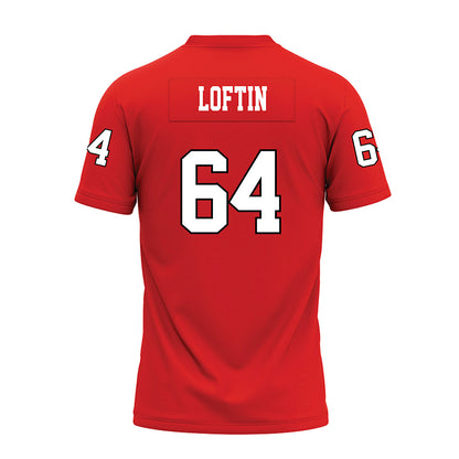 Texas Tech - NCAA Football : Jurrien Loftin - Red Premium Football Jersey-1
