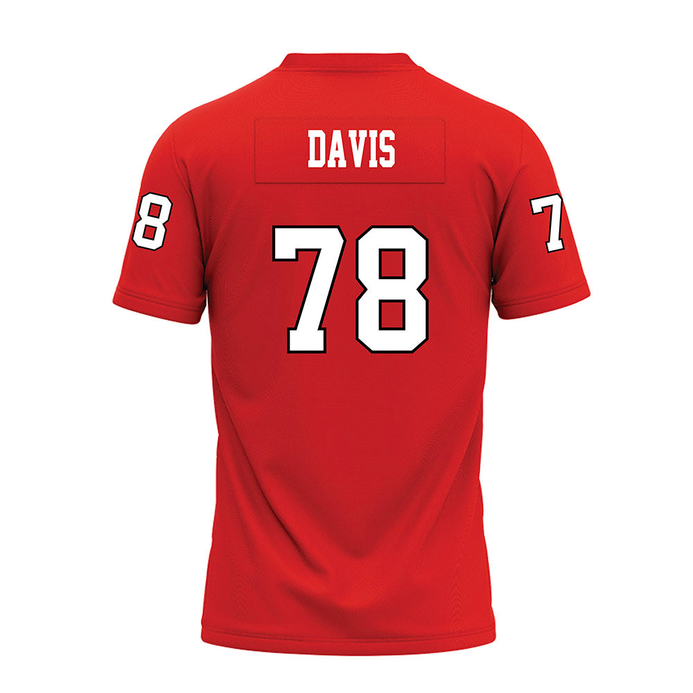 Texas Tech - NCAA Football : Ellis Davis - Red Premium Football Jersey-1