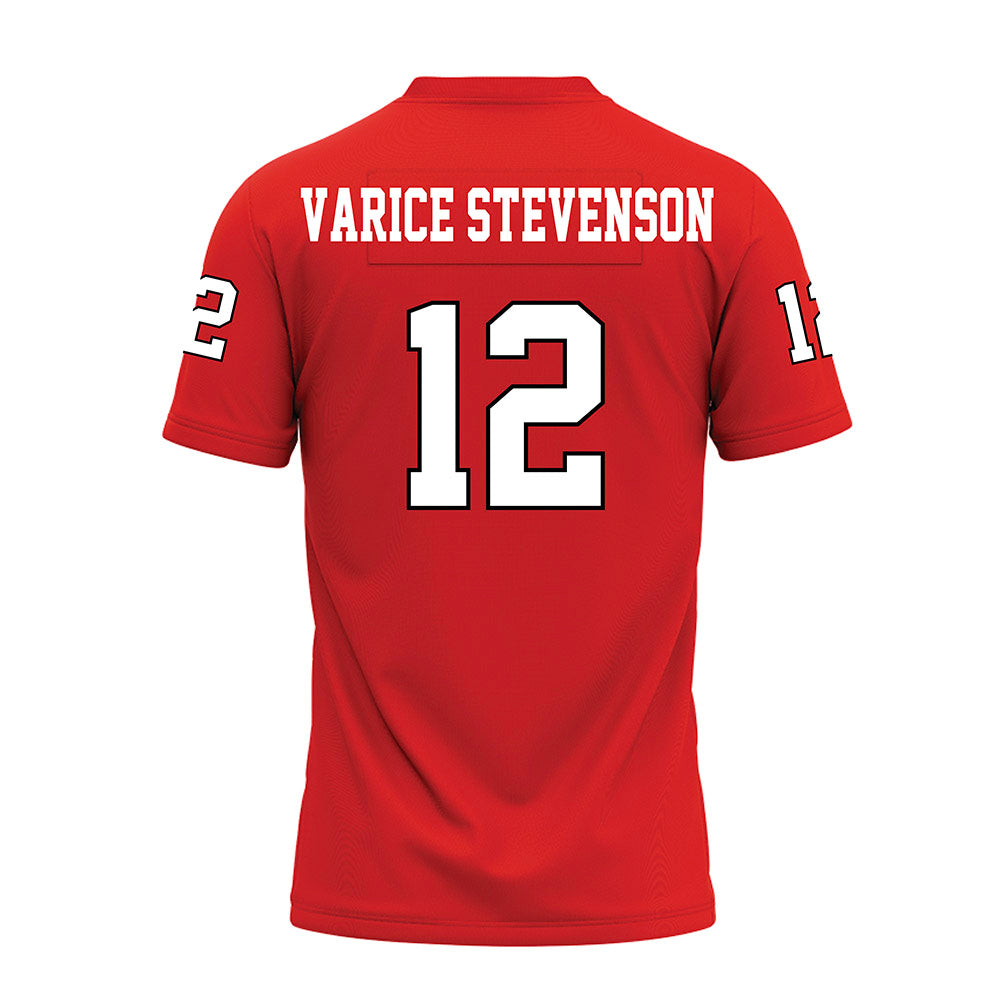 Texas Tech - NCAA Football : Marquez Varice Stevenson - Red Premium Football Jersey-1