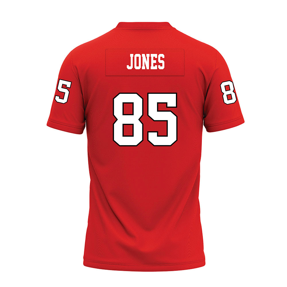 Texas Tech - NCAA Football : Bryson Jones - Red Premium Football Jersey-1