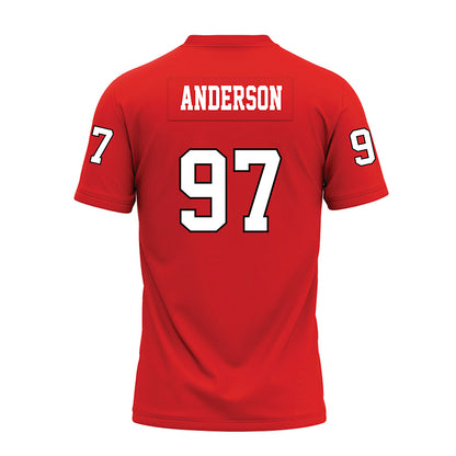 Texas Tech - NCAA Football : Charles Anderson - Red Premium Football Jersey-1
