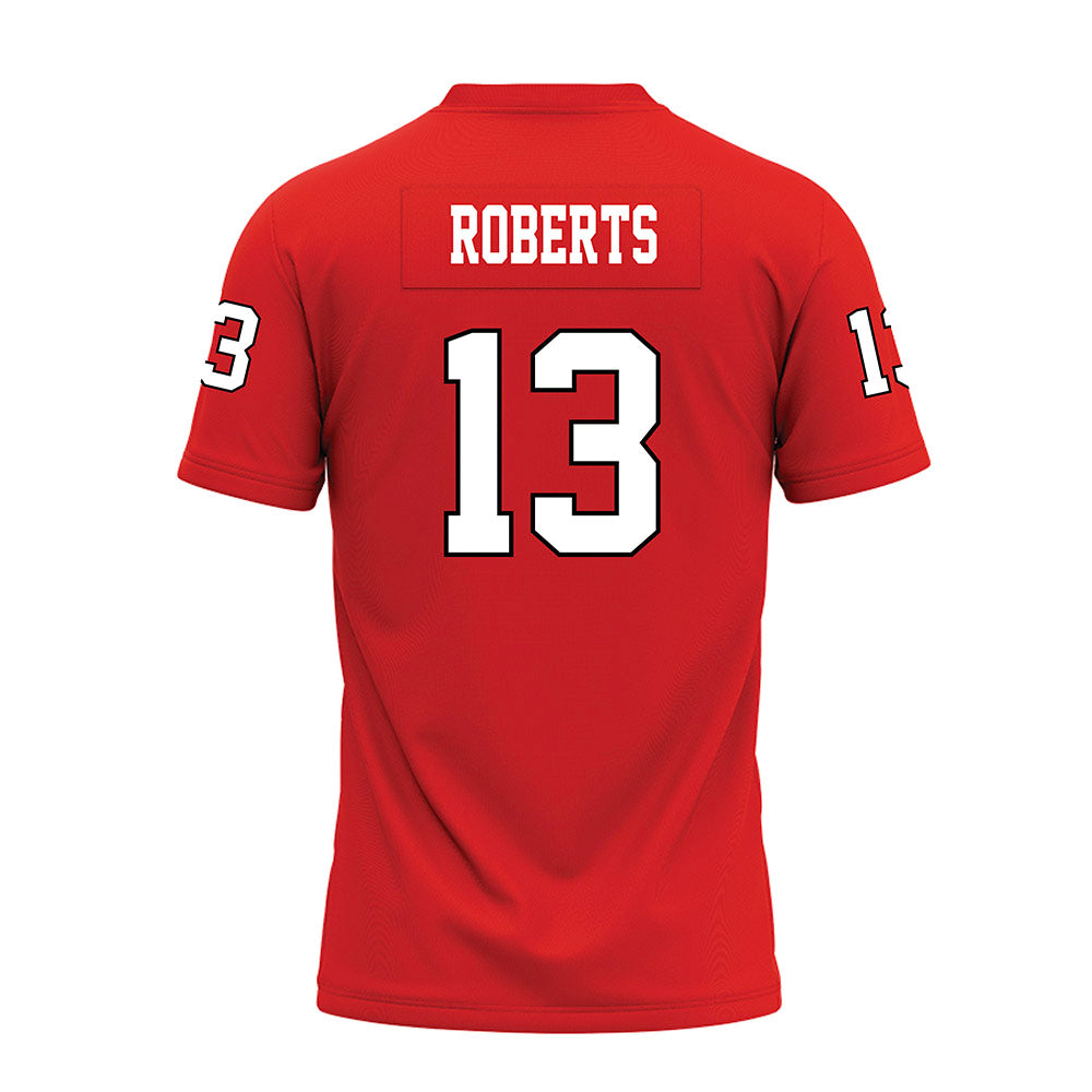 Texas Tech - NCAA Football : Ben Roberts - Red Premium Football Jersey-1