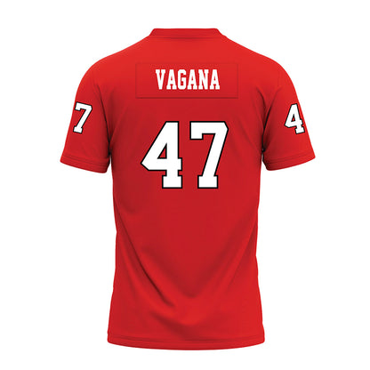 Texas Tech - NCAA Football : Rylan Vagana - Red Premium Football Jersey-1