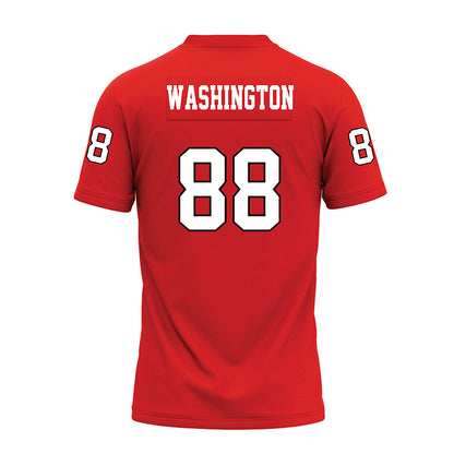 Texas Tech - NCAA Football : Amier Washington - Red Premium Football Jersey-1