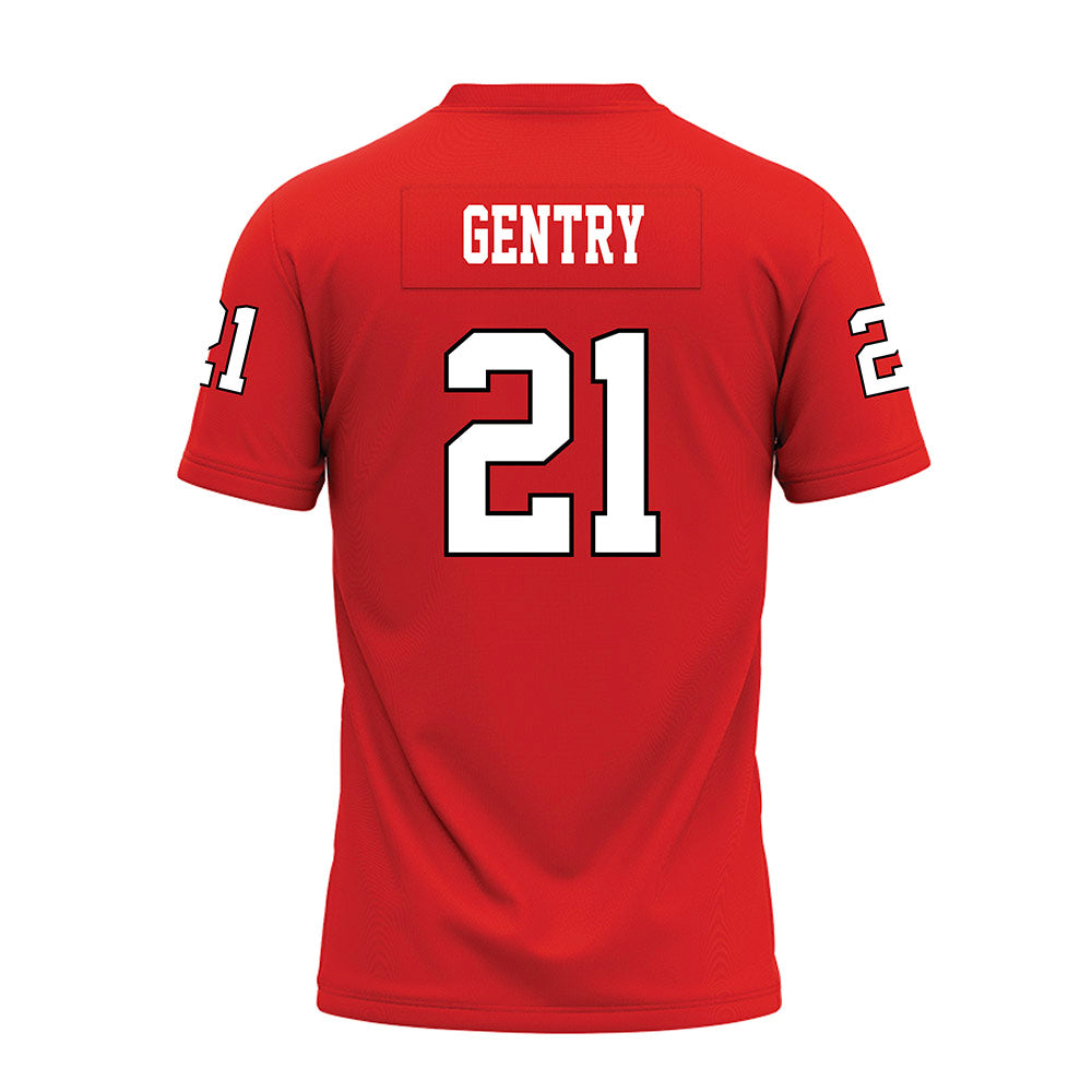 Texas Tech - NCAA Football : Tristian Gentry - Red Premium Football Jersey-1