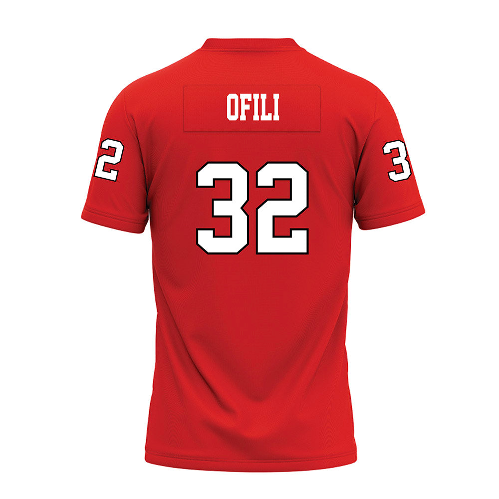 Texas Tech - NCAA Football : Cheta Ofili - Red Premium Football Jersey-1