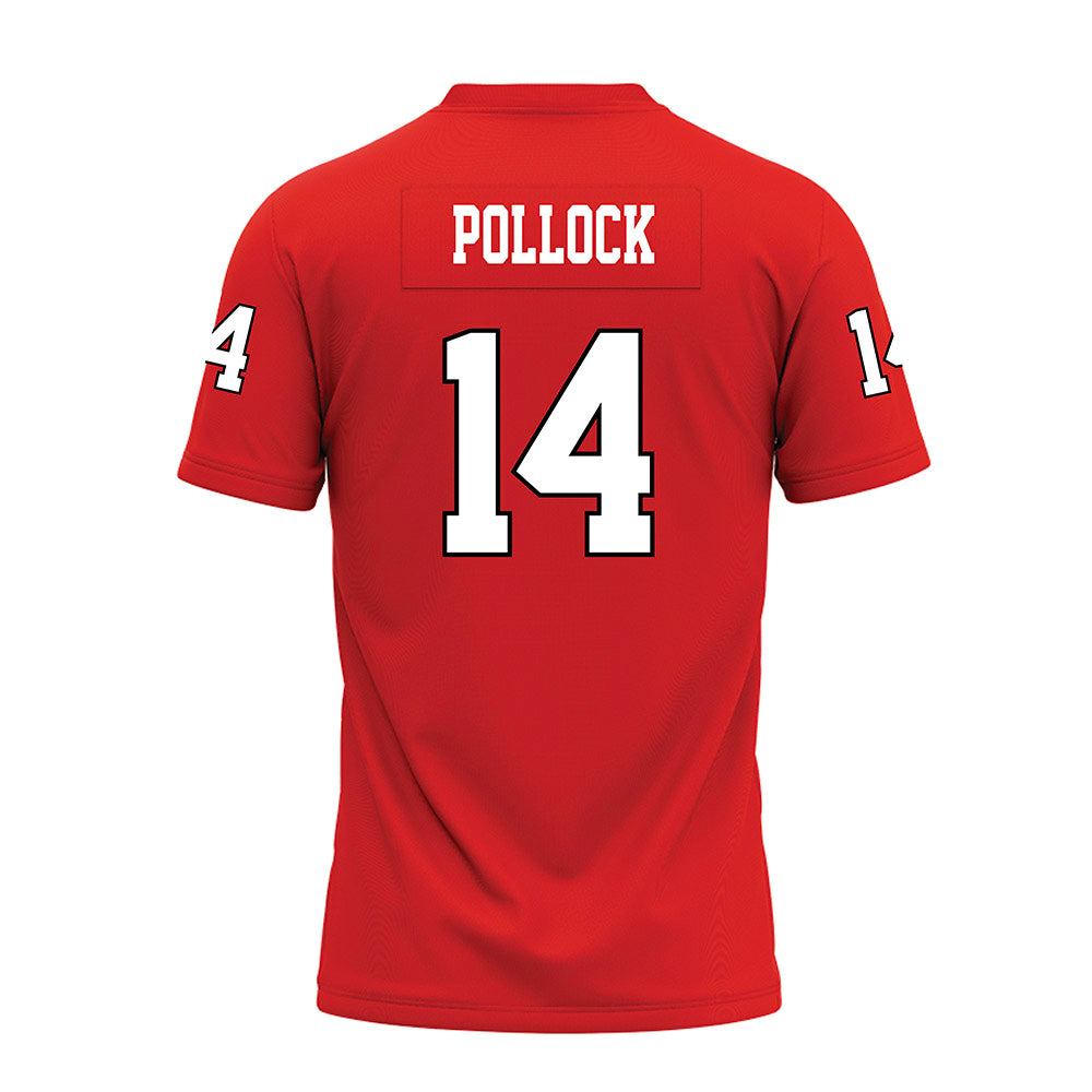 Texas Tech - NCAA Football : Brice Pollock - Red Premium Football Jersey-1