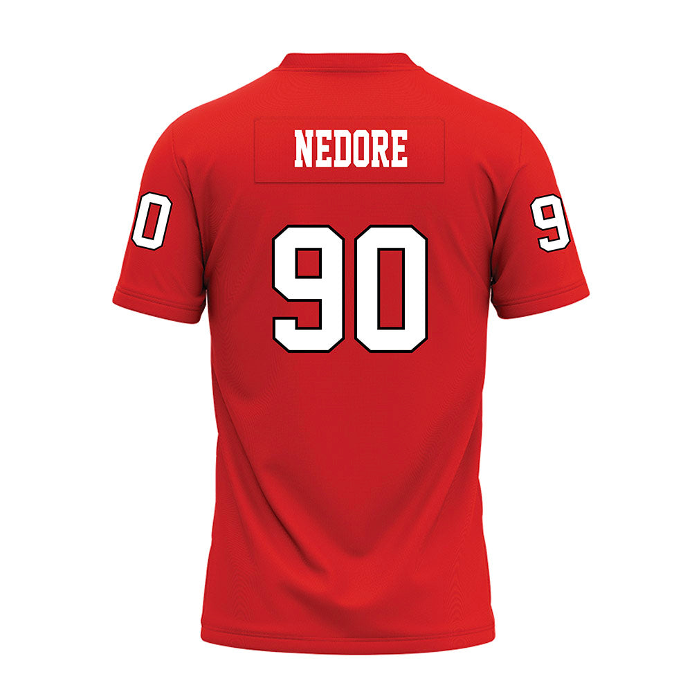 Texas Tech - NCAA Football : Ansel Nedore - Red Premium Football Jersey-1