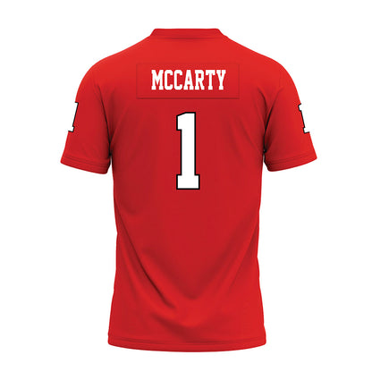 Texas Tech - NCAA Football : AJ McCarty - Red Premium Football Jersey-1