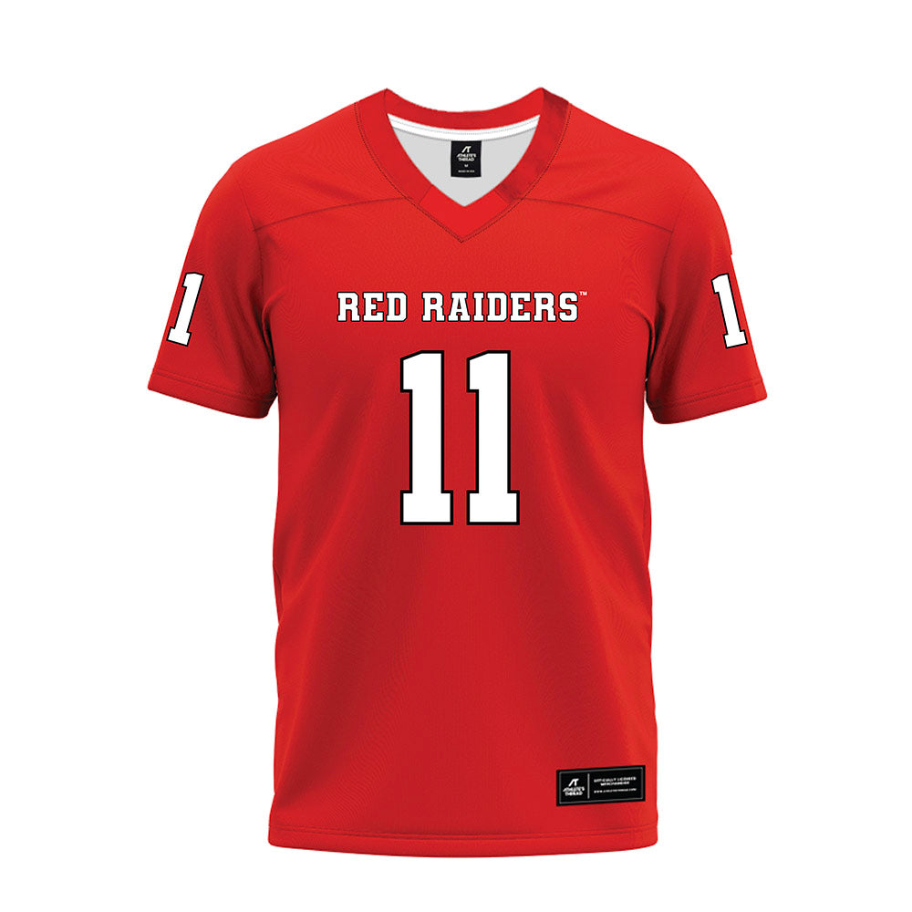 Texas Tech - NCAA Football : Charles Esters III - Red Premium Football Jersey-0