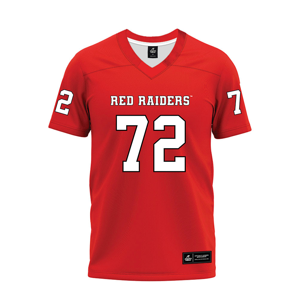 Texas Tech - NCAA Football : Sheridan Wilson - Red Premium Football Jersey-0