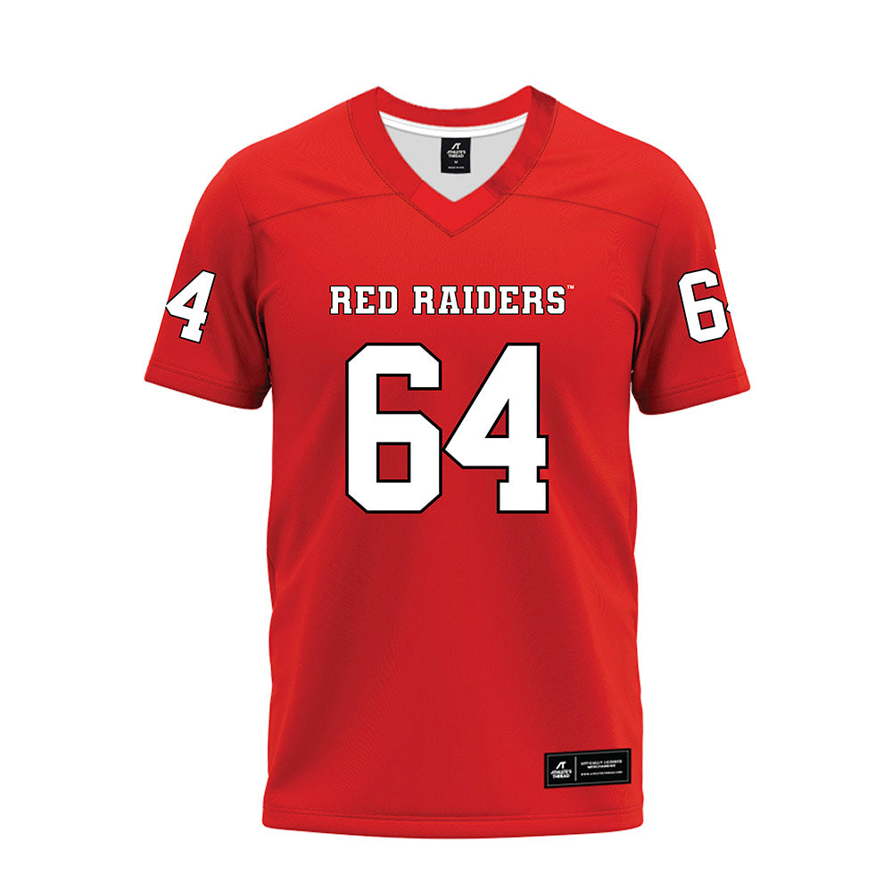 Texas Tech - NCAA Football : Jurrien Loftin - Red Premium Football Jersey-0