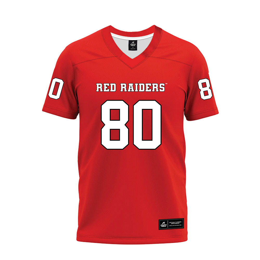 Texas Tech - NCAA Football : Kai Powell - Red Premium Football Jersey-0