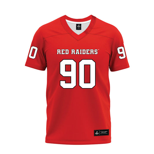 Texas Tech - NCAA Football : Ansel Nedore - Red Premium Football Jersey-0