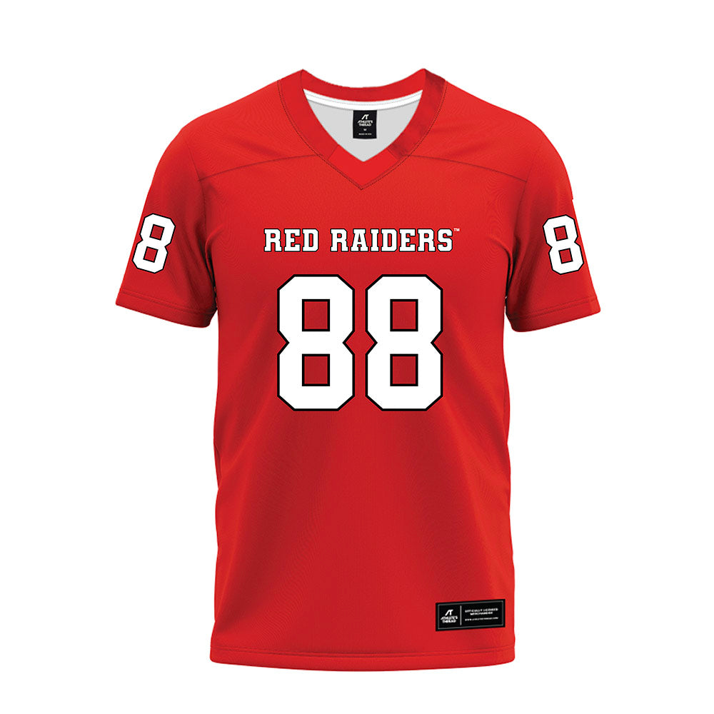 Texas Tech - NCAA Football : Amier Washington - Red Premium Football Jersey-0