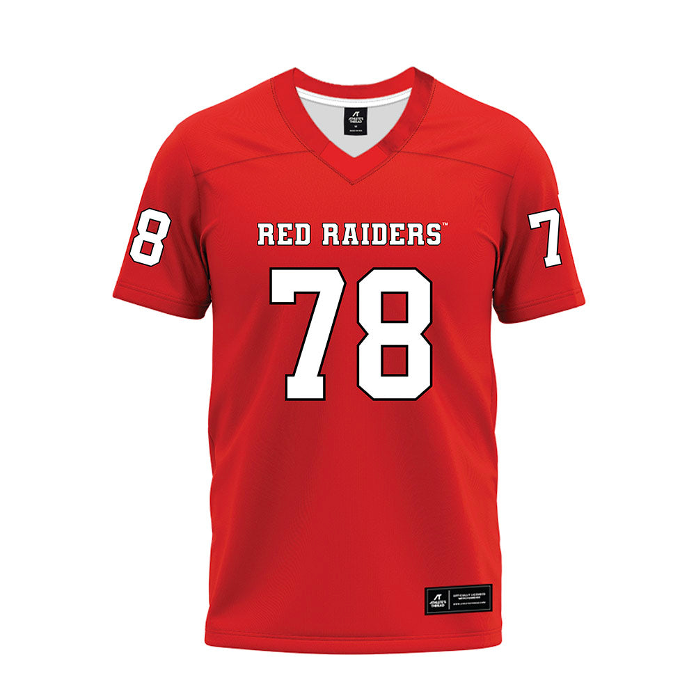 Texas Tech - NCAA Football : Ellis Davis - Red Premium Football Jersey-0