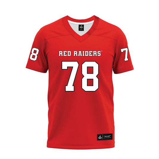 Texas Tech - NCAA Football : Ellis Davis - Red Premium Football Jersey-0