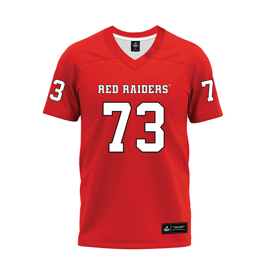 Texas Tech - NCAA Football : Danilo Guberinich - Red Premium Football Jersey-0