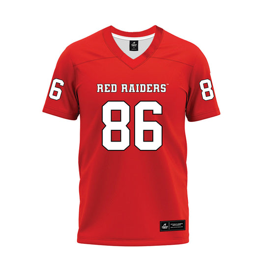 Texas Tech - NCAA Football : Sean Robinson - Red Premium Football Jersey-0
