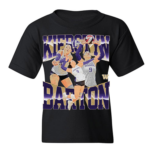 Washington - NCAA Women's Volleyball : Kierstyn Barton - Youth T-Shirt-0