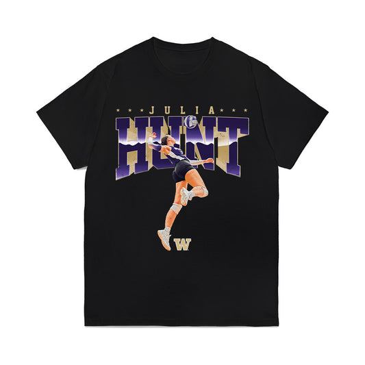 Washington - NCAA Women's Volleyball : Julia Hunt - Comfort Colors T-Shirt-0