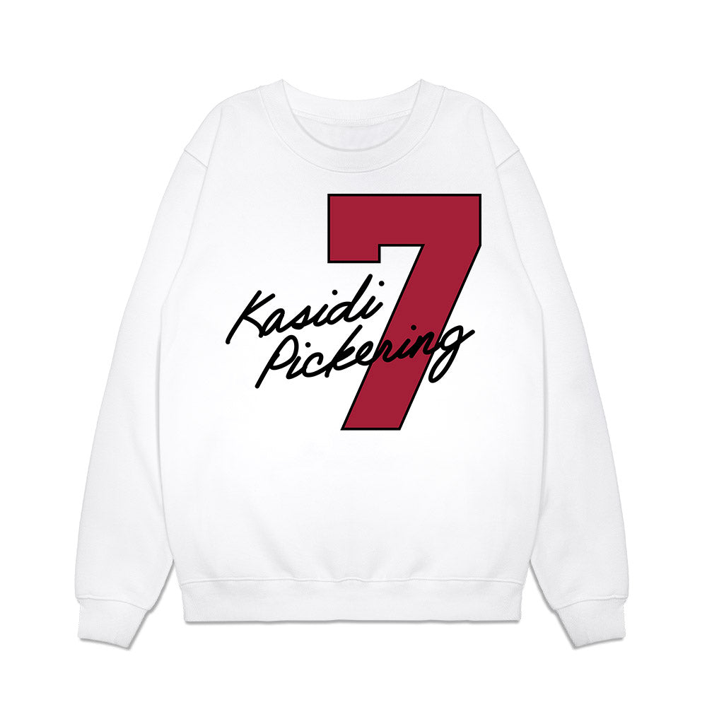Oklahoma - NCAA Softball : Kasidi Pickering - Premium Crewneck Sweatshirt-0