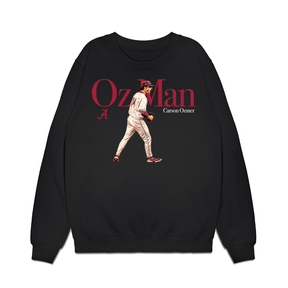 Alabama - NCAA Baseball : Carson Ozmer - Graphic Tee Premium Crewneck Sweatshirt-0